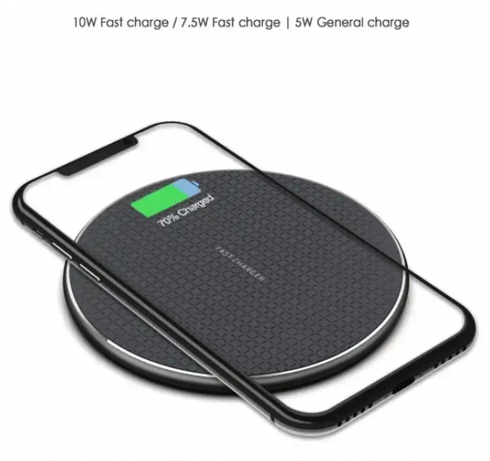 Incarcator wireless cu design subțire și finisaj elegant , Ultraslim, din aluminiu, antialunecare, se integrează armonios în orice spațiu [5]