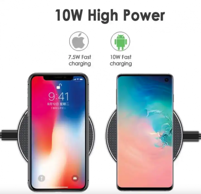 Incarcator wireless cu design subțire și finisaj elegant , Ultraslim, din aluminiu, antialunecare, se integrează armonios în orice spațiu [2]