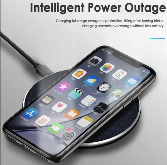 Incarcator wireless cu design subțire și finisaj elegant , Ultraslim, din aluminiu, antialunecare, se integrează armonios în orice spațiu [4]
