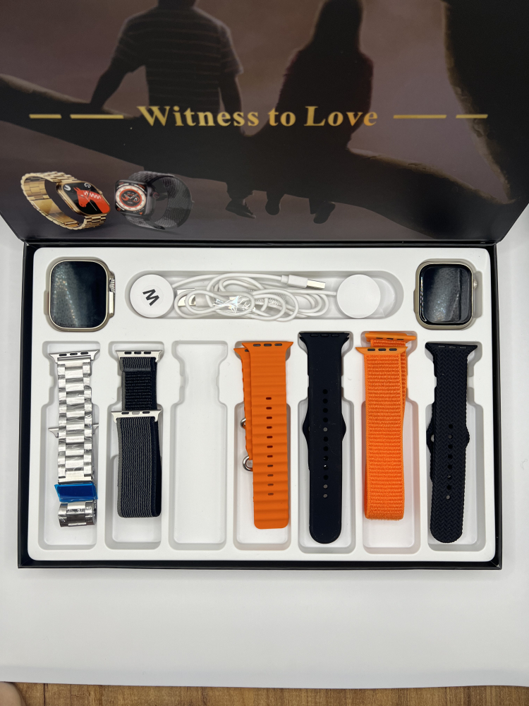 Set Smart Watch Cu 2 Ceasuri Si 7 Bratari WS-L9 [2]