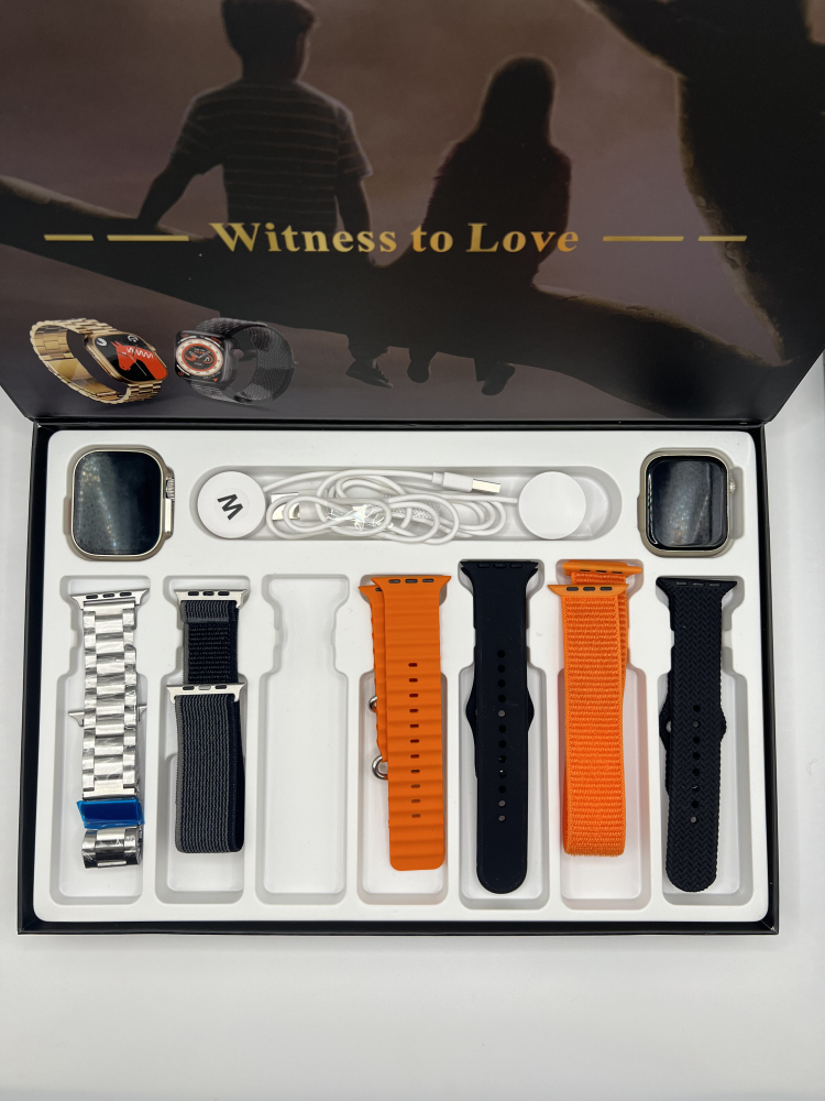 Set Smart Watch Cu 2 Ceasuri Si 7 Bratari WS-L9 [3]