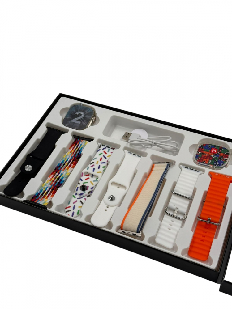 Set Smart Watch Cu Ceas, Husa Protectie si 7 Bratari I40 [4]