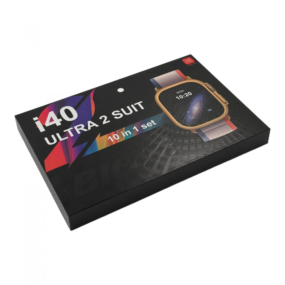 Set Smart Watch Cu Ceas, Husa Protectie si 7 Bratari I40 [3]