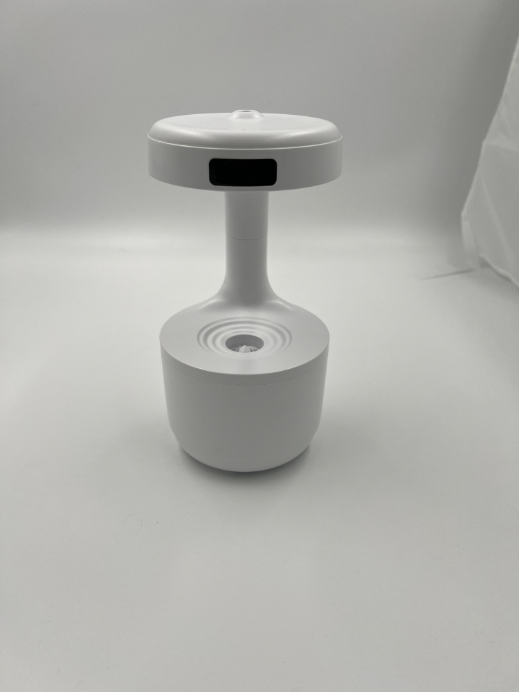 Umidificator antigravitațional,cu ceas si  lumina ambientala, alimentare USB, rezervor 800 ml- Îmbunătățeștei Spațiul cu stil, eleganță și tehnologie avansată în fiecare colț al camerei [1]