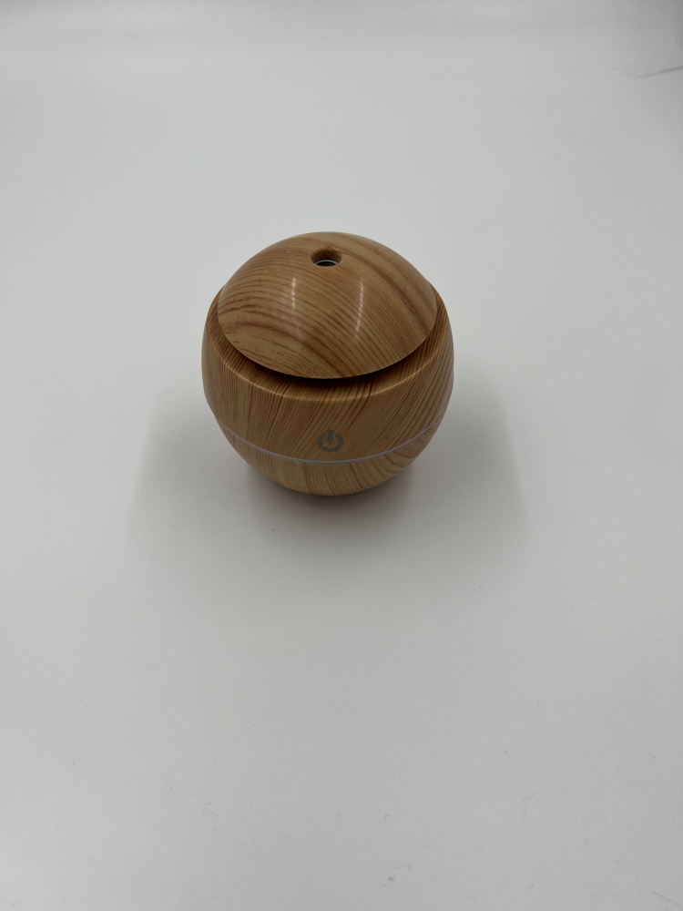 Umidificator Ultrasunete Glob, imitatie lemn,alimentare USB, lumina LED  - aromaterapie  pentru un mediu sănătos pentru căile respiratorii și piele, rezervor 200 ml [8]