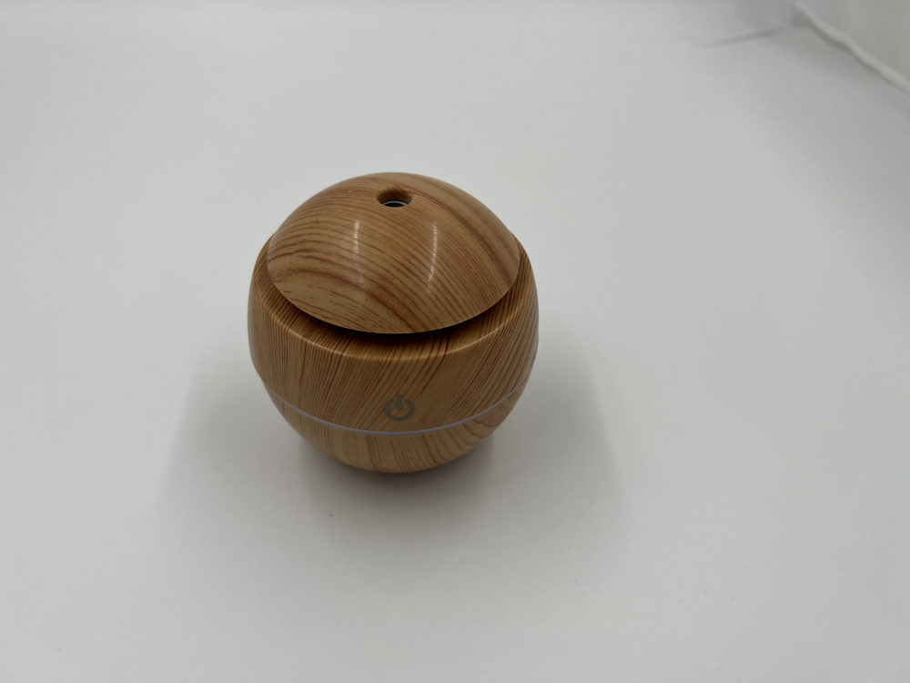 Umidificator Ultrasunete Glob, imitatie lemn,alimentare USB, lumina LED  - aromaterapie  pentru un mediu sănătos pentru căile respiratorii și piele, rezervor 200 ml [9]