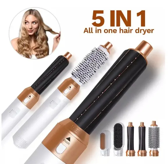 Uscator Par Profesional, cu perii multifunctionale, sistem inteligent de masurare, control si reglare a temperaturii, concentrator de aer, 1000W - performanță avansată și confort personalizat [7]