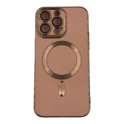 Huse telefoane - Husa telefon mobil eleganta, compatibila Iphone 14 / Iphone 14 Pro / Iphone 14 Pro Max, rezistenta la praf/zgarieturi, alimentare wireless, antialunecare, cu bordura extraprotectie