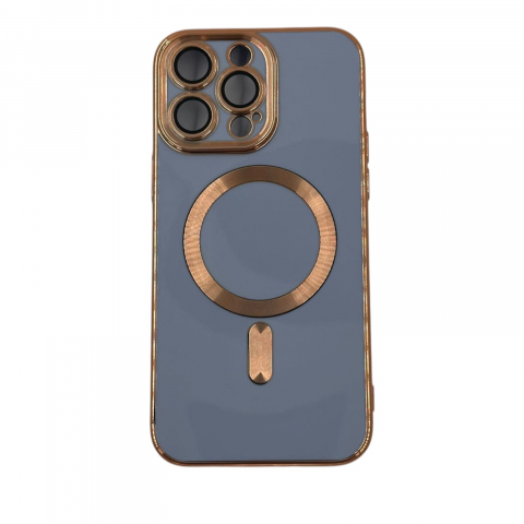 Huse telefoane - Husa telefon mobil eleganta, compatibila Iphone 14 / Iphone 14 Pro / Iphone 14 Pro Max, rezistenta la praf/zgarieturi, alimentare wireless, antialunecare, cu bordura extraprotectie