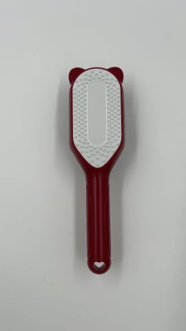 Perie pentru ingrijirea blanitei pentru caini sau pisici, din plastic, rosie, cu peri flexibili [1]