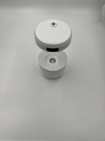 Umidificator antigravitațional,cu ceas si  lumina ambientala, alimentare USB, rezervor 800 ml- Îmbunătățeștei Spațiul cu stil, eleganță și tehnologie avansată în fiecare colț al camerei [1]