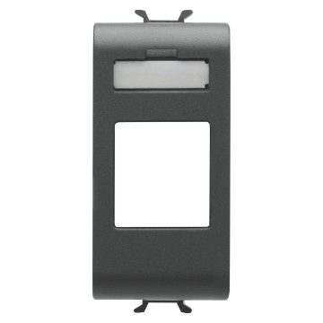 Masca conector RJ45 1M Gewiss Chorus Negru [1]