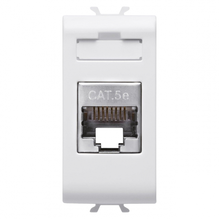 Priza internet RJ45 FTP cat 5e 1M Gewiss Chorus Alb mat [1]