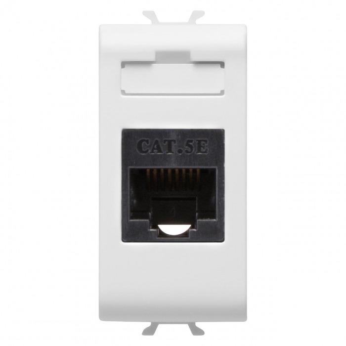 Priza internet RJ45 UTP cat 5e 1M Gewiss Chorus Alb mat [1]