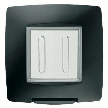 Rama decorativa cu capac 2M IP55 Gewiss Chorus Negru [1]