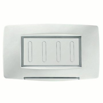 Rama decorativa cu capac 4M IP55 Gewiss Chorus Alb [1]