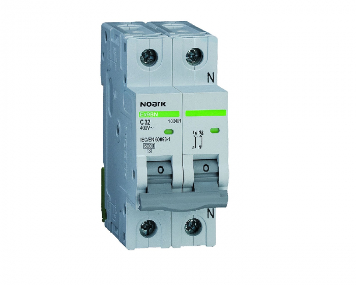 Siguranta automata Noark 63A, curba B, 6 kA, 1P+N [1]