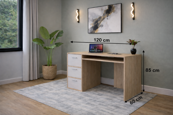 Birou Calculator,  grosime 1.6 cm, 85x120x60 cm [3]