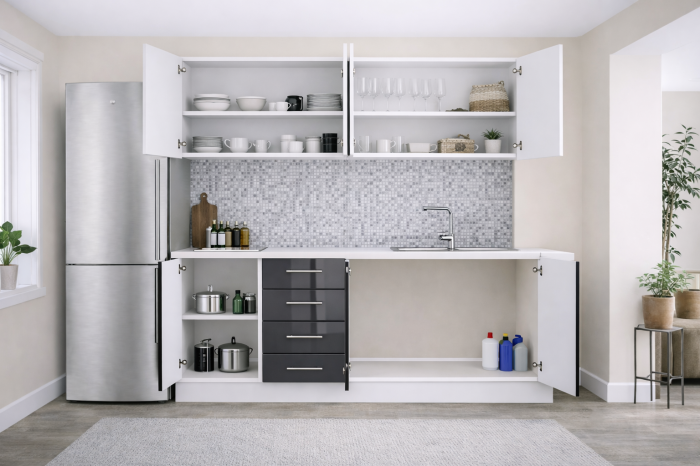 Bucatarie din Mdf  Lucios Antonia 1.8 m [3]