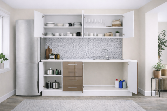 Bucatarie din Mdf  Lucios Antonia 1.8 m [3]