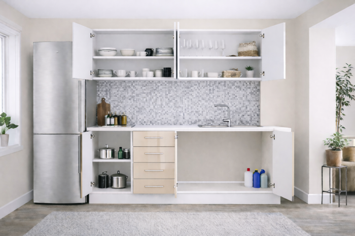 Bucatarie din Mdf  Lucios Antonia 1.8 m [3]