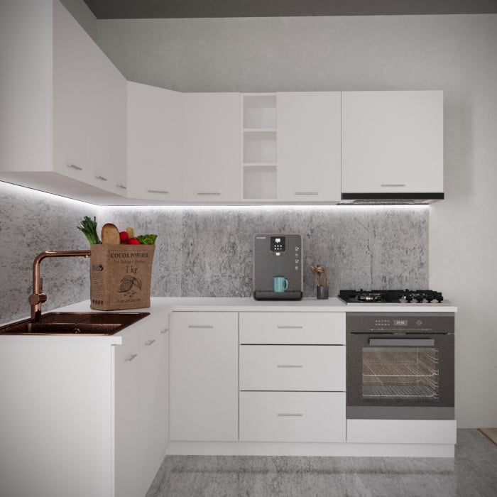 Bucatarie Sena Colt 1.8m x 2.2 m Alb [2]