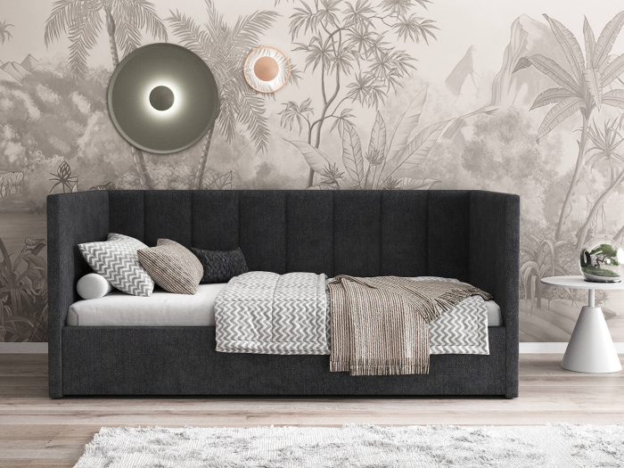 Pat tapitat  LOLA cu Somiera Rabatabilă [5]