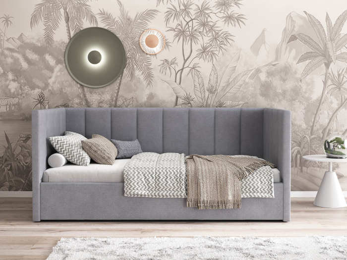 Pat tapitat  LOLA cu Somiera Rabatabilă [5]