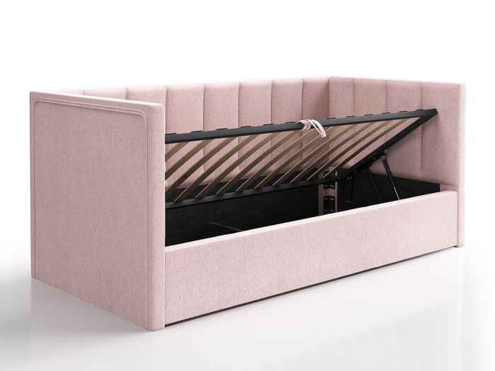 Pat tapitat  LOLA cu Somiera Rabatabilă [4]