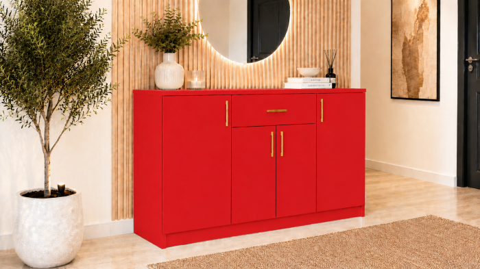 Comoda din Mdf lucios Cris [2]