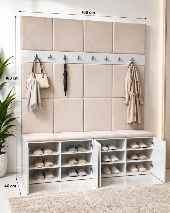 Cuier  tapitat cu pantofar MIA . [2]