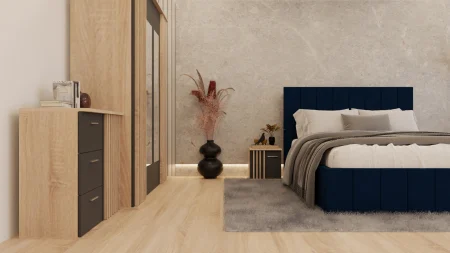 Dormitor Dallas Cu Pat Nobless Tapitat [4]