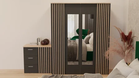 Dormitor Dallas Cu Pat Nobless Tapitat [3]