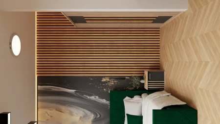 Dormitor Dallas Cu Pat Tony Tapitat Bej [3]