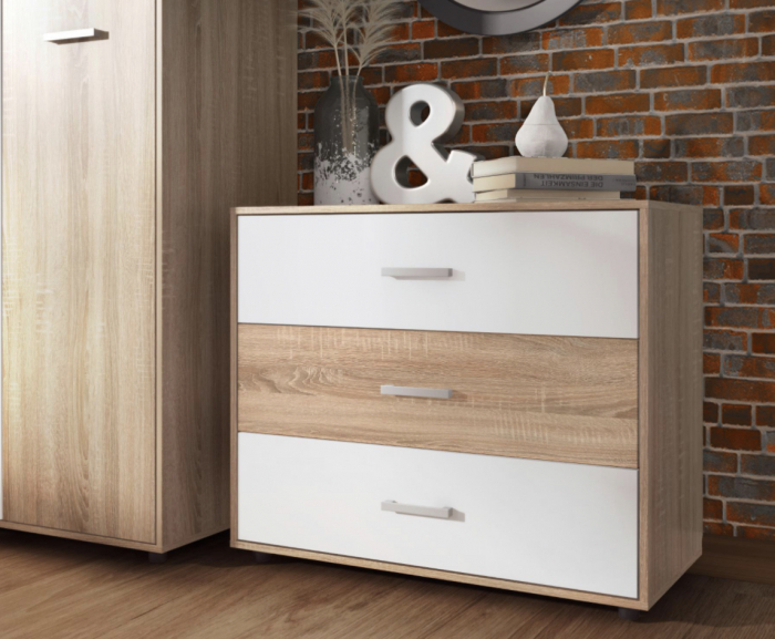 Dormitor Iris Sonoma&Alb [3]