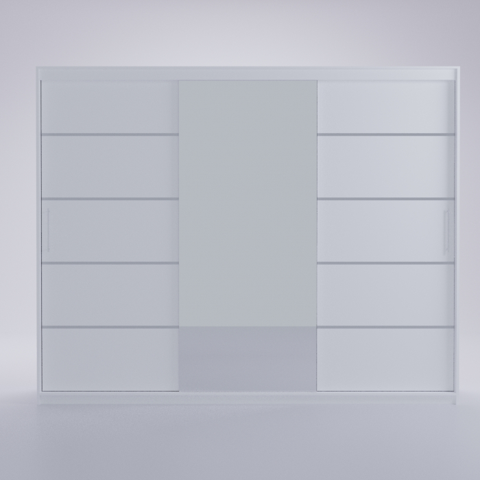 Dressing Nordis cu Oglinda Alb [4]