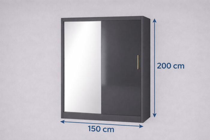 Dressing din mdf lucios Iulia 150x200 [3]