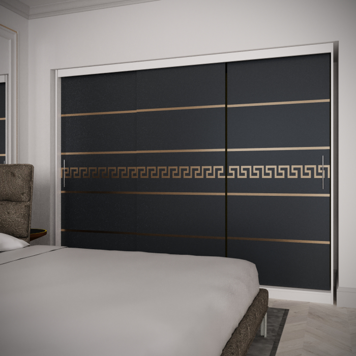 Dulap Venus Gold Alb&Antracit 230*200 [2]