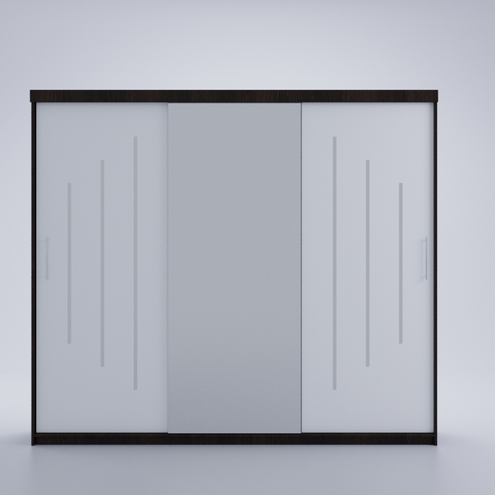 Dulap Venus Space 230*200 Cu Oglinda Wenge&Alb, [3]