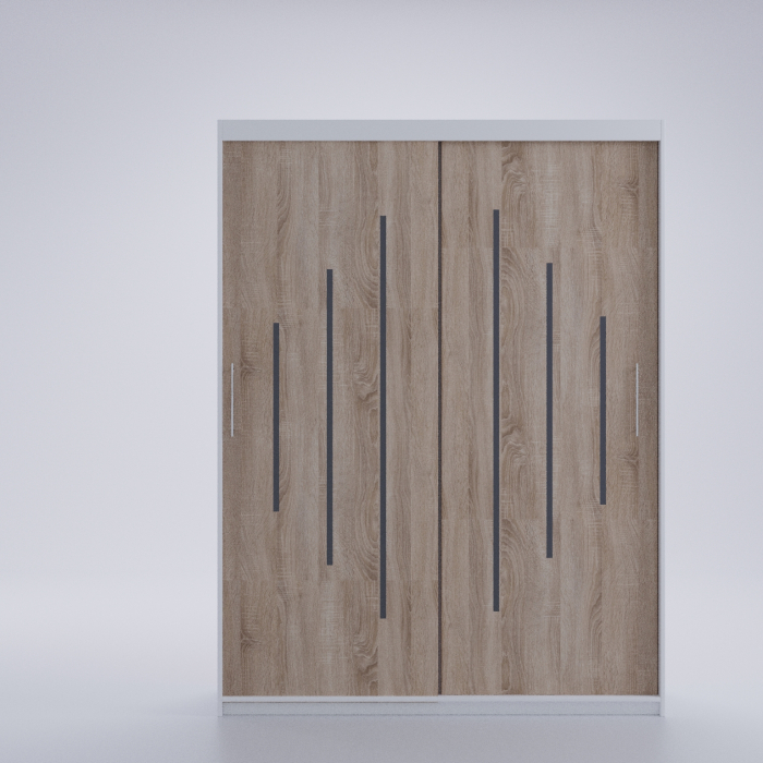 Dulap Venus Space Alb&Sonoma 200*200, [3]