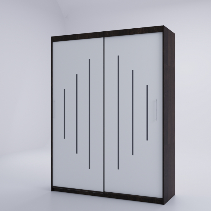Dulap Venus Space Wenge&Alb 200*200, [3]