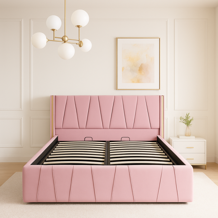 Pat Eva Tapitat cu Somiera rabatabila [4]