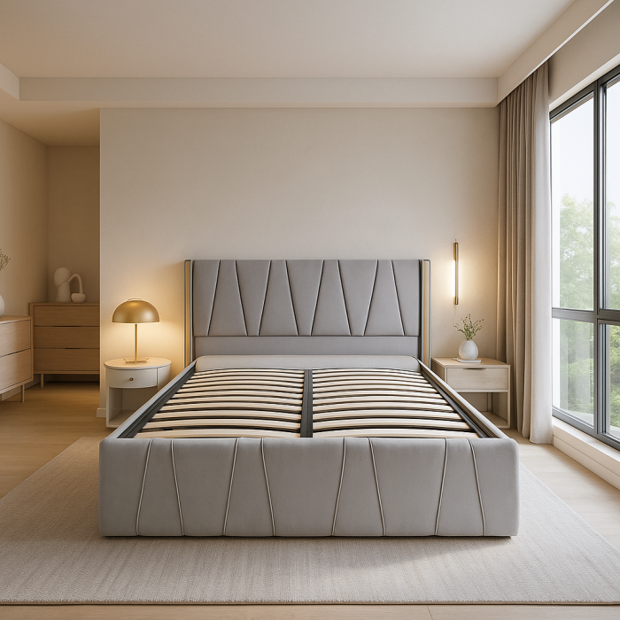 Pat Eva Tapitat cu Somiera rabatabila [3]