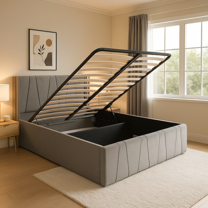 Pat Eva Tapitat cu Somiera rabatabila [2]