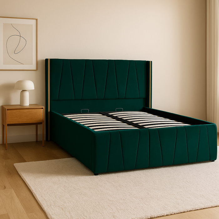 Pat Eva Tapitat cu Somiera rabatabila [4]