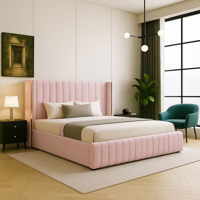 Pat Golden Tapitat cu Somiera Rabatabila [2]