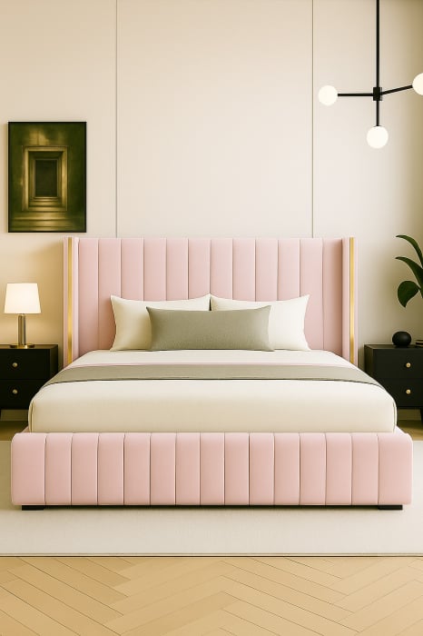 Pat Golden Tapitat cu Somiera Rabatabila [1]