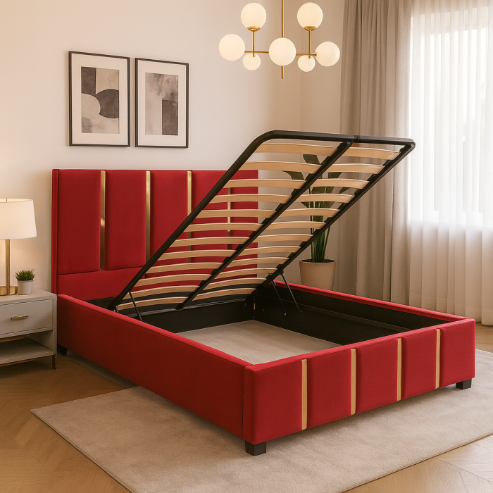 Pat Milano Tapitat cu Somiera Rabatabila [3]