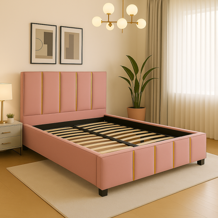 Pat Milano Tapitat cu Somiera Rabatabila [2]