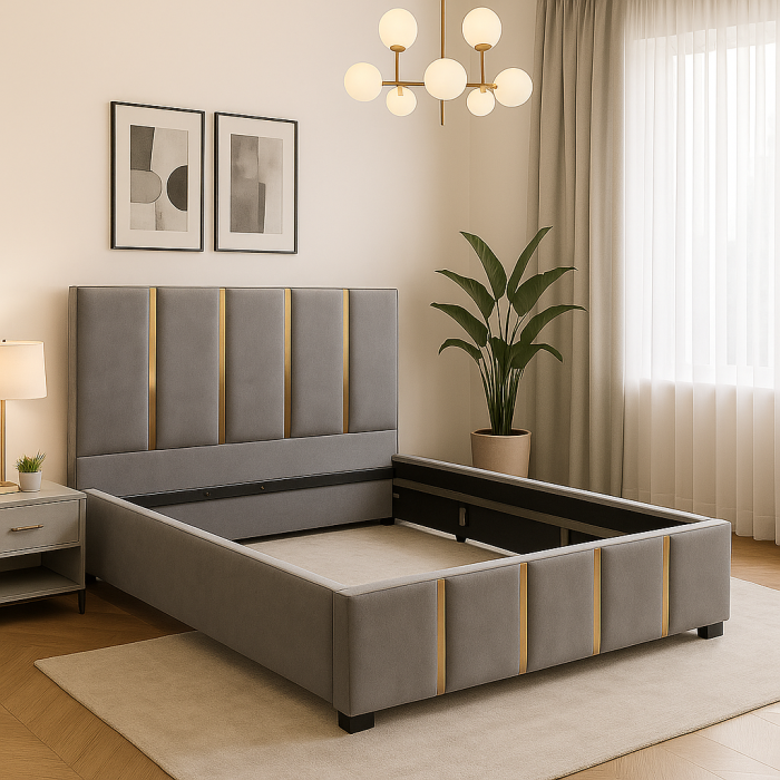 Pat Milano Tapitat cu Somiera Rabatabila [5]